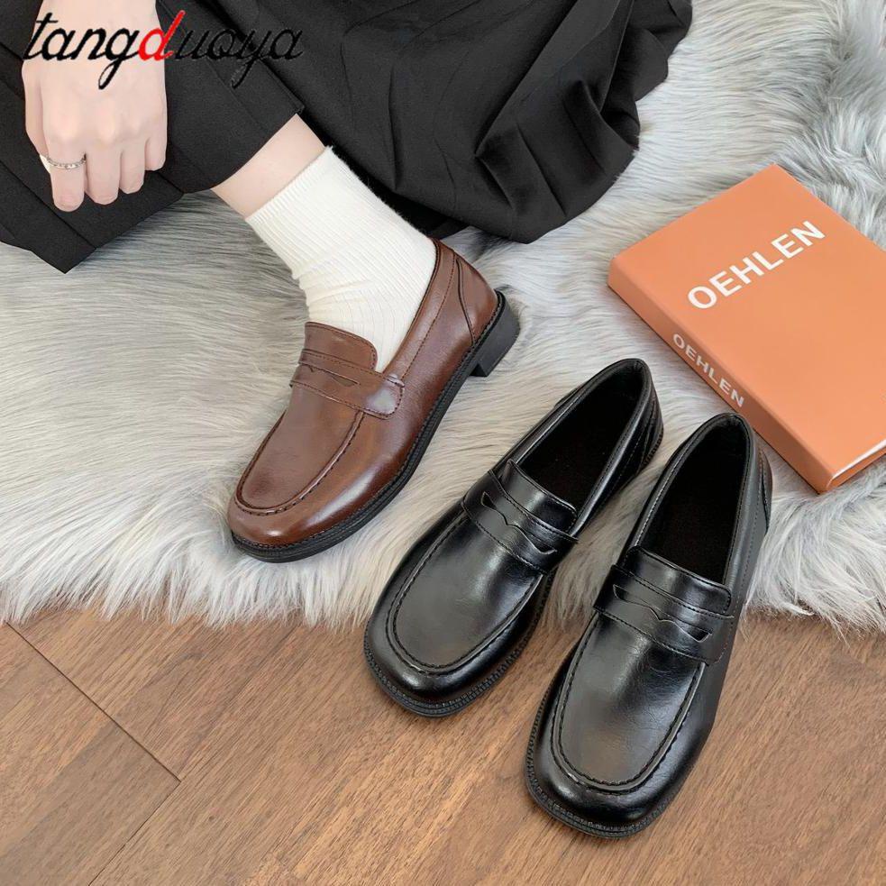 ❤loafers Women jk Uniform Shoes Uwabaki Japanese JK Round Toe Women Girls School Students mary janes