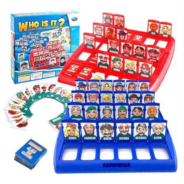 ➷ Mainan Tebak Gambar TebakTebakan Orang Permainan Papan Board Game M187 ✩ °