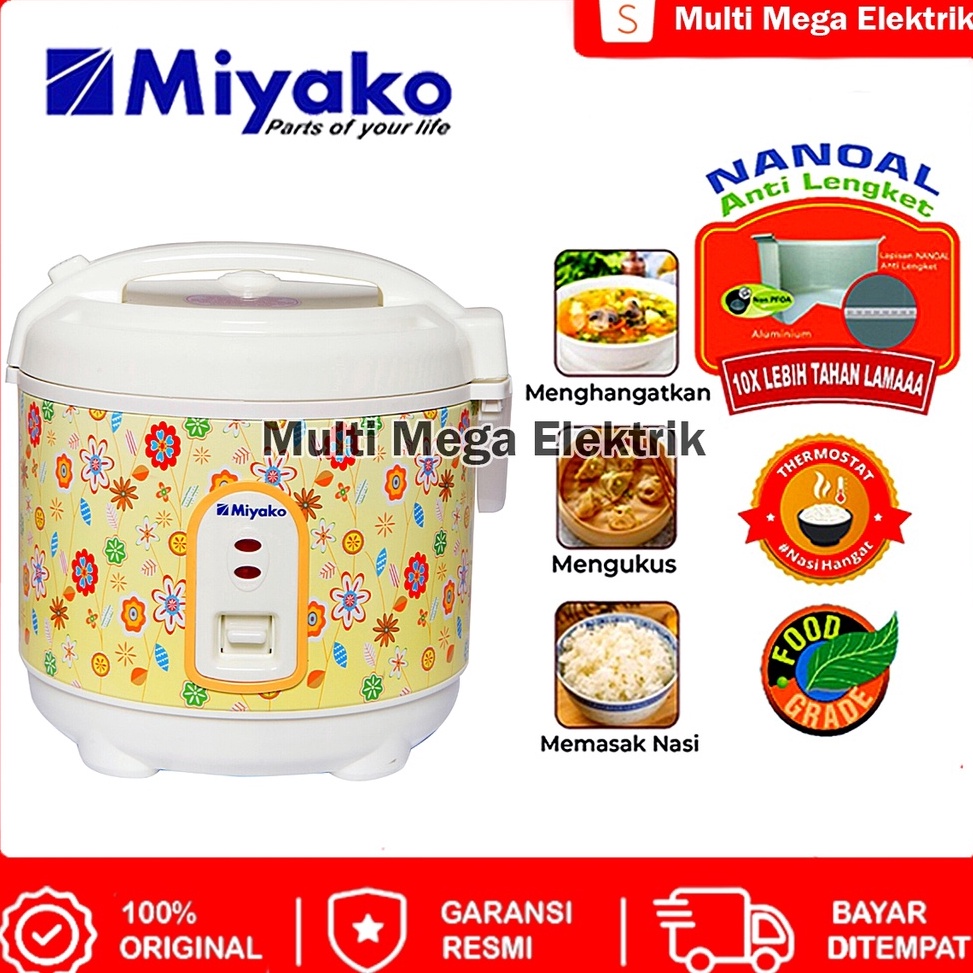 Terlaris RICE COOKER / MAGIC COM MIYAKO MCM 609 / PSG 607 / PENANAK NASI / MEJIKOM / MAGICCOM / MAGI