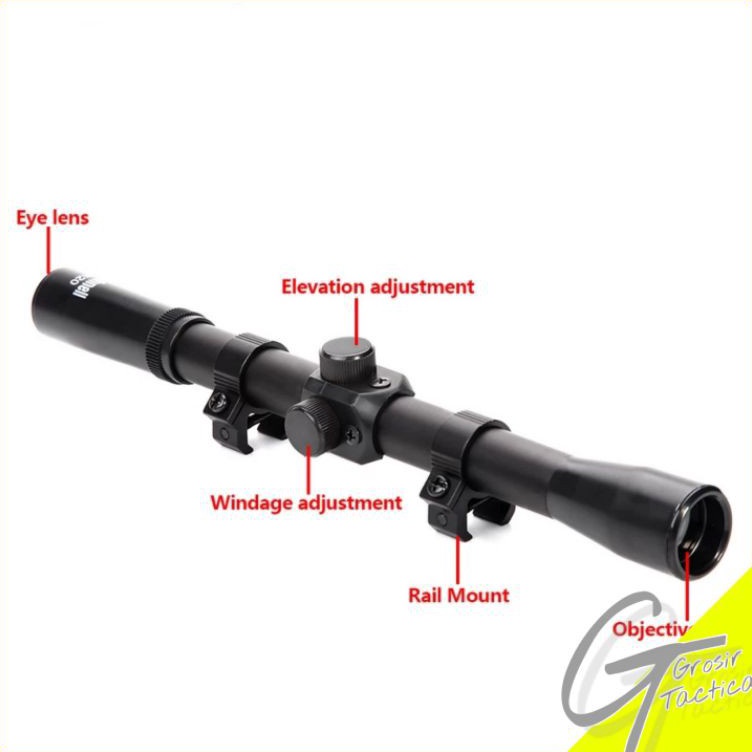 Terupdate NCZ TEROPONG BUSHNELL 4X20 SCOPE BUSHNELL IMPORT ❂ ✯