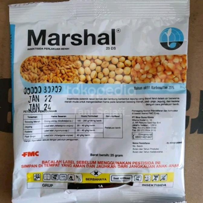 .........] insektisida perlakuan benih marshal 25 DS sachet bubuk