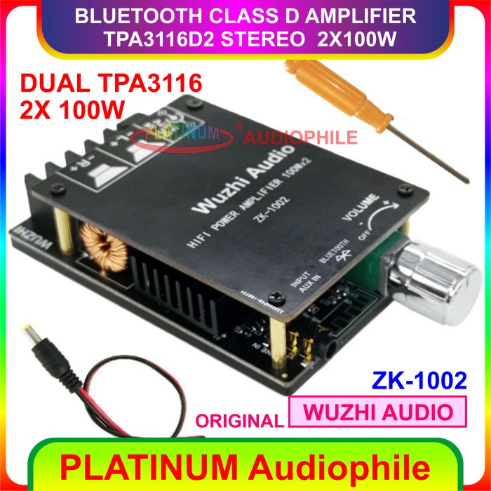 TPA3116 BLUETOOTH AMPLIFIER CLASS D 2X100W CLASS D AMPLIFIER ZK-1002