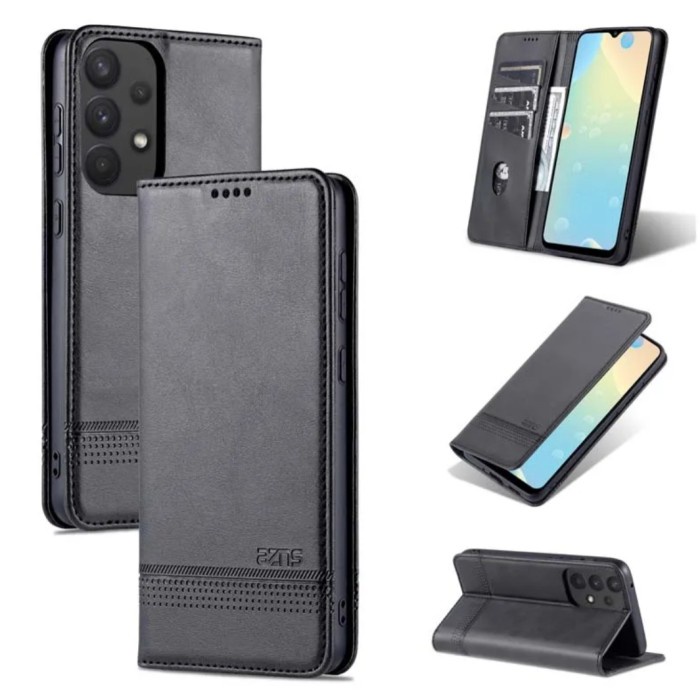 Terlaris Samsung Galaxy A52S 5G/A52 Flip Case Dompet Kulit Lipat Casing Premium