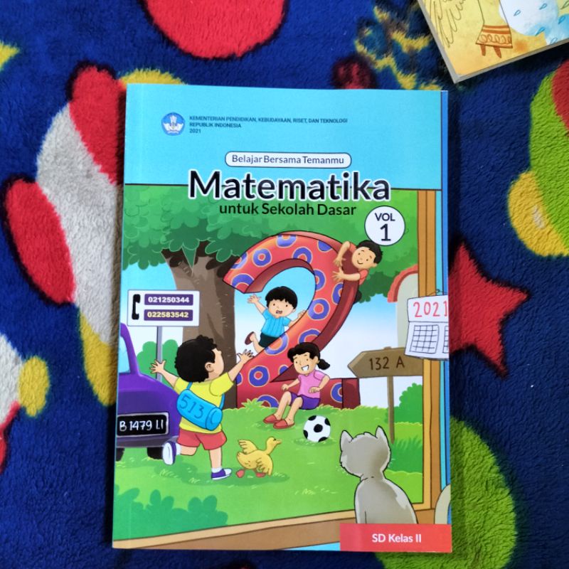 ORIGINAL BUKU BELAJAR BERSAMA MATEMATIKA KELAS 2 SD VOL 1 KURIKULUM MERDEKA