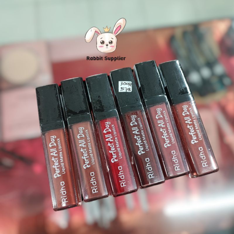 Ridha Perfect All Day Liquid Matte Lipstik