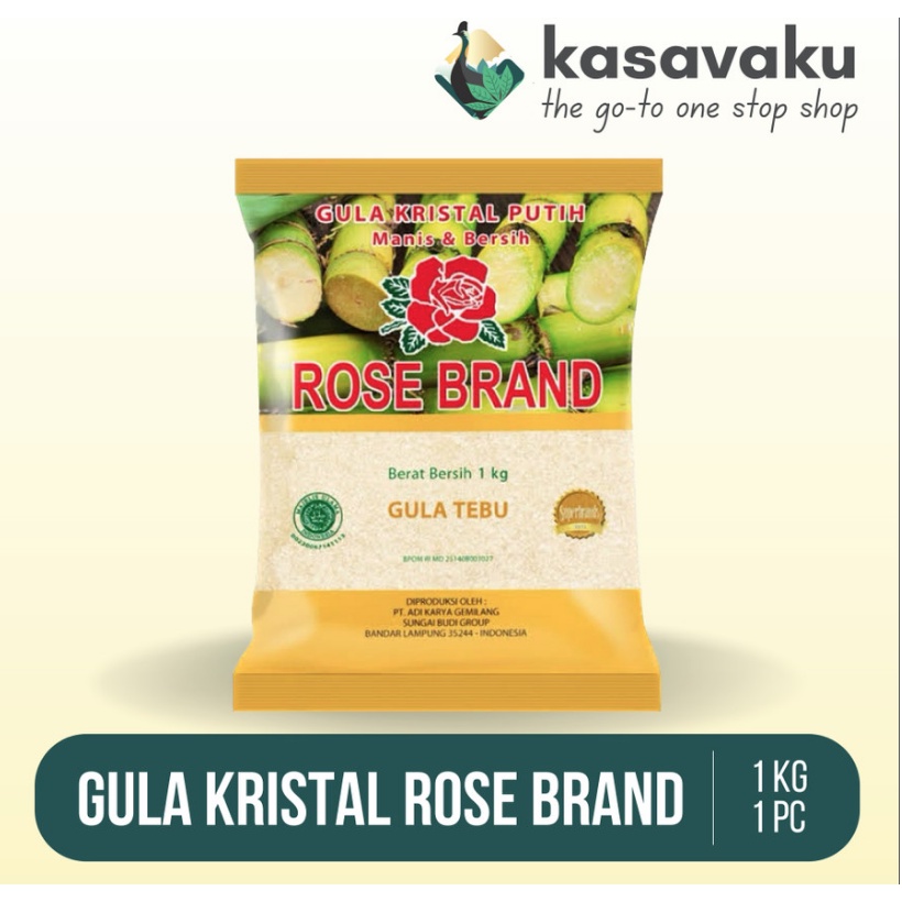 

Gula Kristal Kuning Rose Brand 1 kg