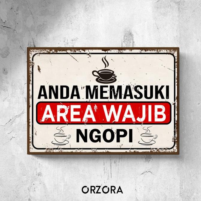 Poster Cafe / Hiasan Dinding Cafe / Poster Kopi / Kado A0217