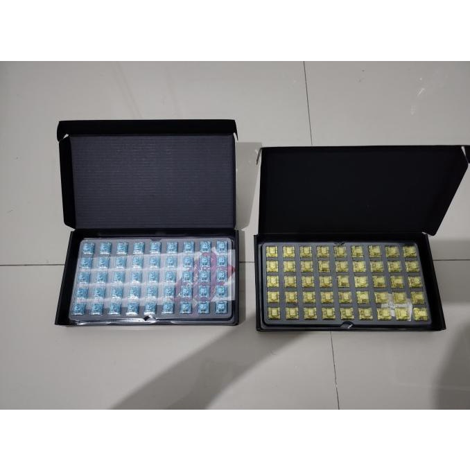 AKKO SWITCH CREAM YELLOW, CREAM BLUE, OCEAN BLUE, PINK WITH BOX
