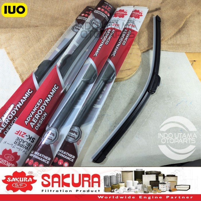 Wiper Frameless Rush Terios Karet Kaca Mobil SAKURA star