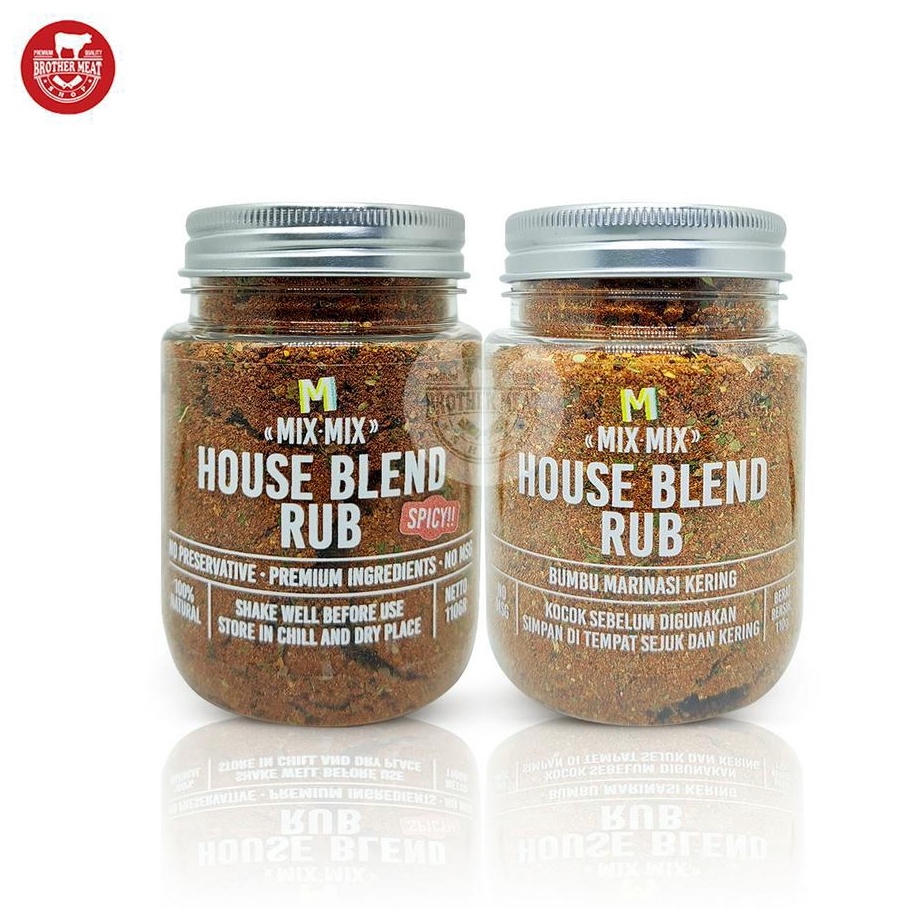 

Stok terbaru Mix Mix House Blend Rub, Bumbu Marinasi Kering / Tabur Serbaguna 110gr serbuuu !