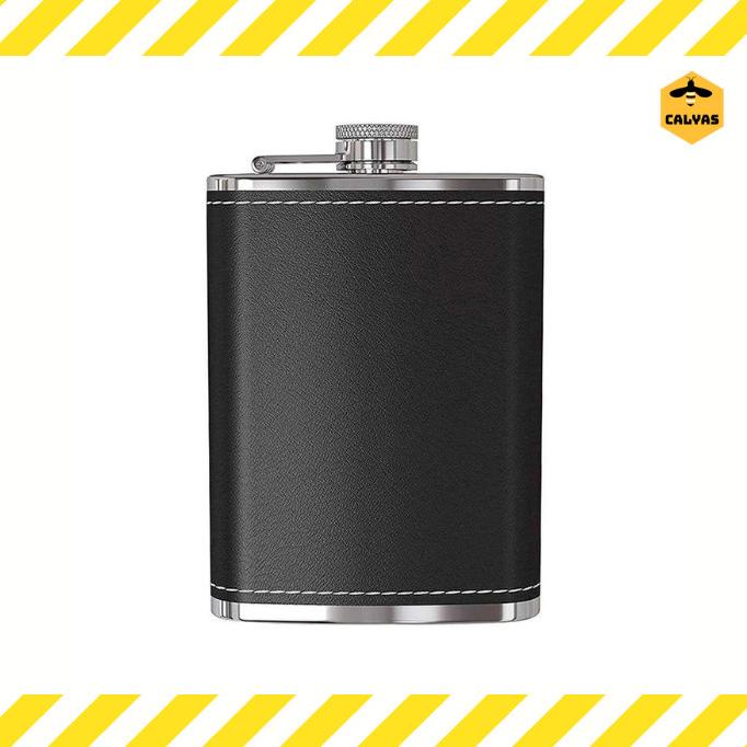 Botol Hip Flask Wine Whiskey Bottle 8 Oz Stainless Steel