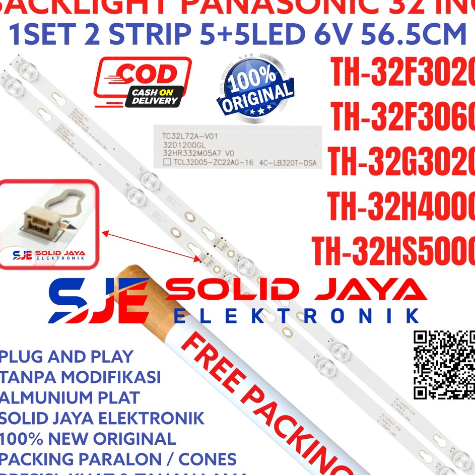 Bestseller BACKLIGHT TV LED PANASONIC 32 INC TH 32F302 32G302 32F306 32H400 32HS500 32HS500G 32F302G
