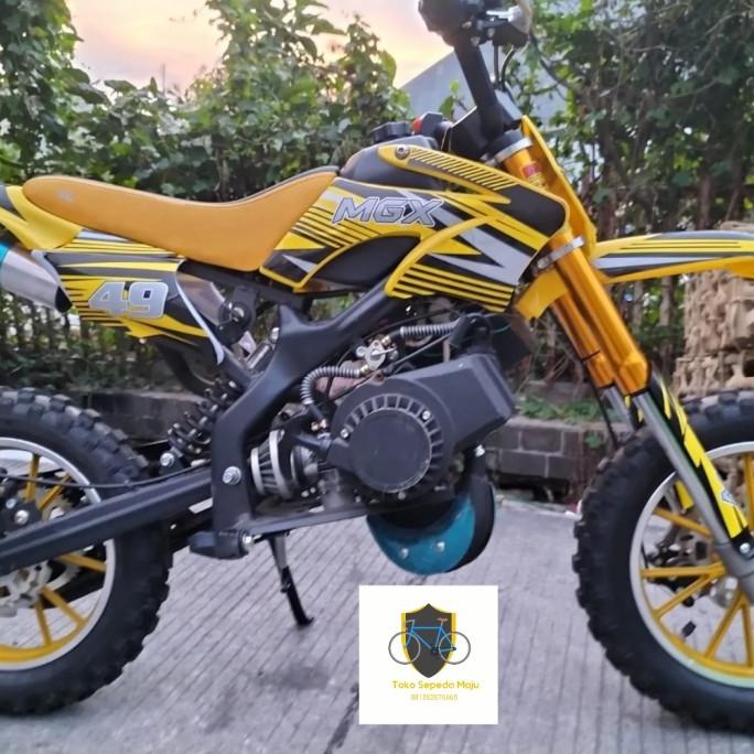 Harga Spesial! Motor Bensin Mini Trail Anak Pcmoto Mgx D7-05 Doble Stater 50Cc