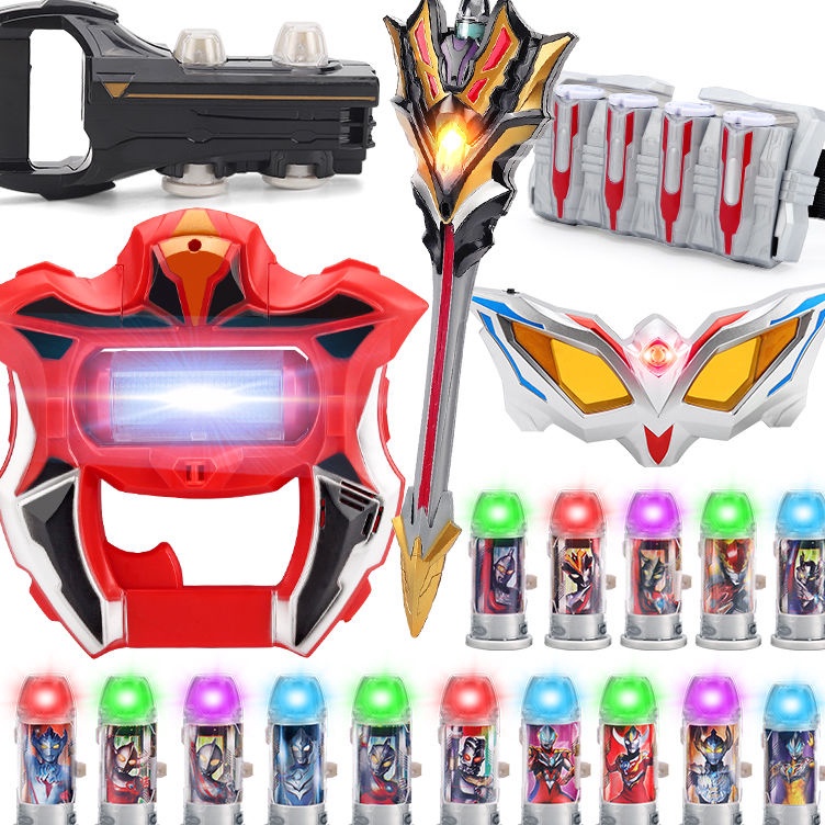 ➡ [Ready] Ultraman Trigger Transformer  Mainan Ultraman Tiga DX Spark Lens ada efek suara Ultraman T