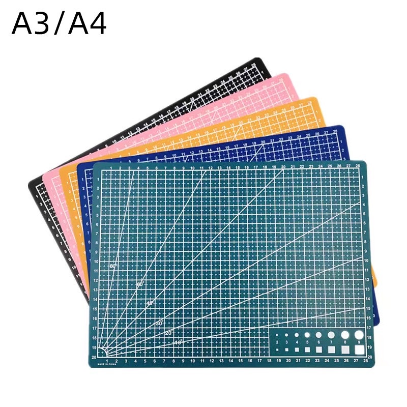 

UZQ A3/A4 CUTTING MAT/PVC CUTTING MAT CUTTING MAT DUA SISI ALAT DIY CUTTING BOARD JWD