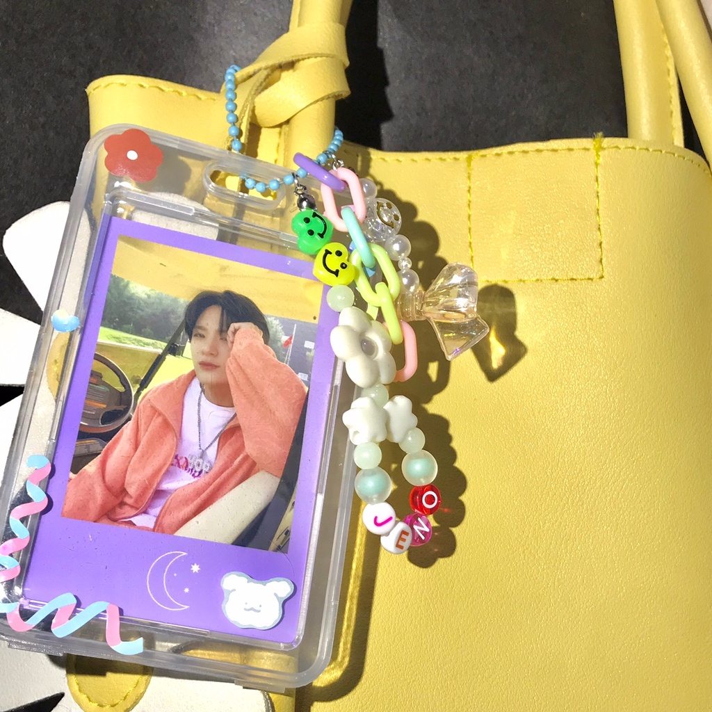 

E91 STRAP KEYCHAIN BEADS DAN PHOTOCARD HOLDER DECO CUTE S45
