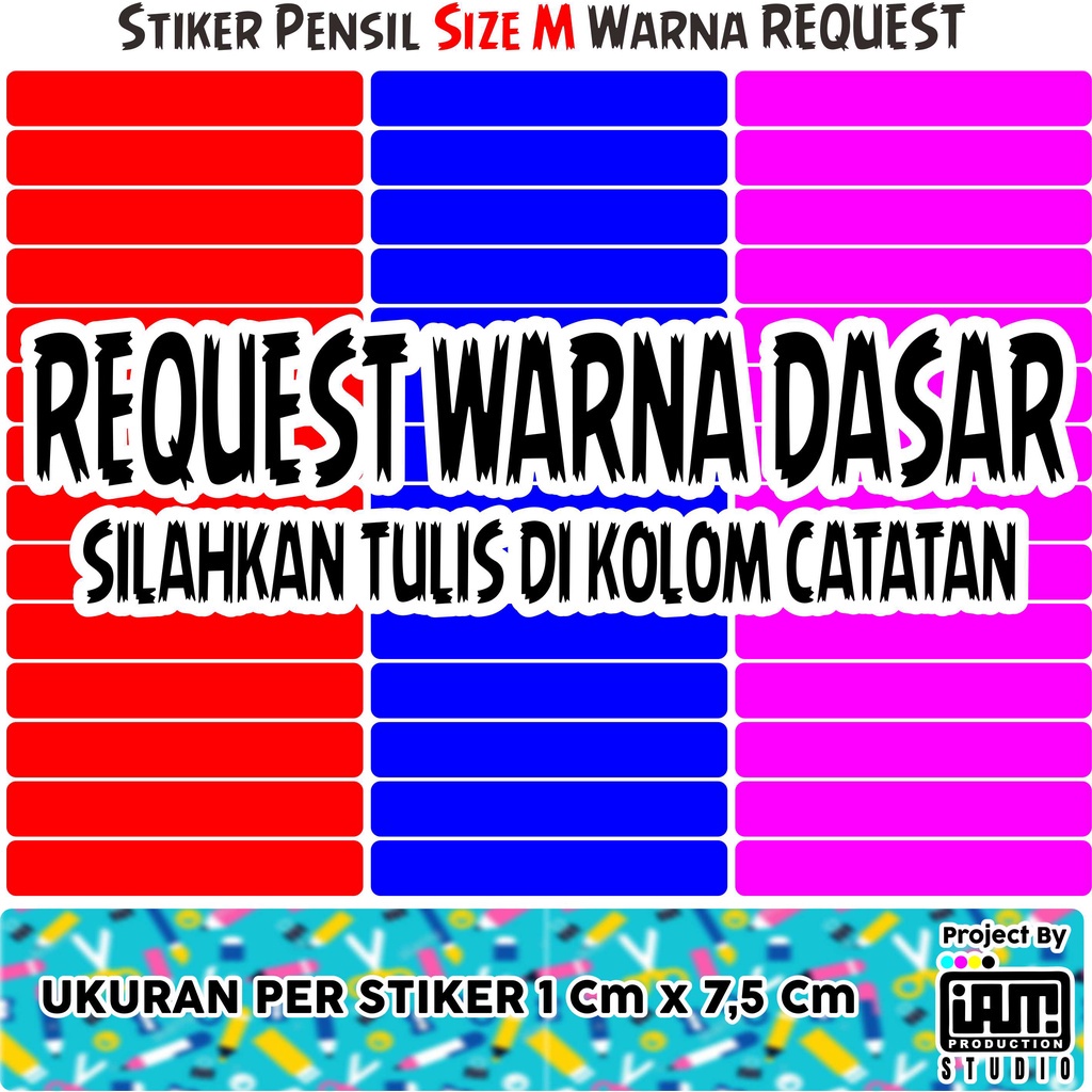 

YTA STIKER KHUSUS PENSIL ATAU PULPEN/BALLP O8B