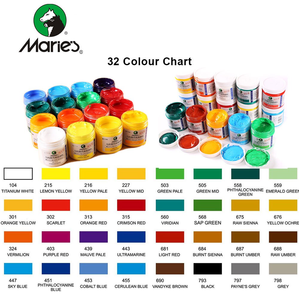 

ZOZ MARIES ACRYLIC PAINT / CAT AKRILIK MARIES 100ML 100 ML BI9