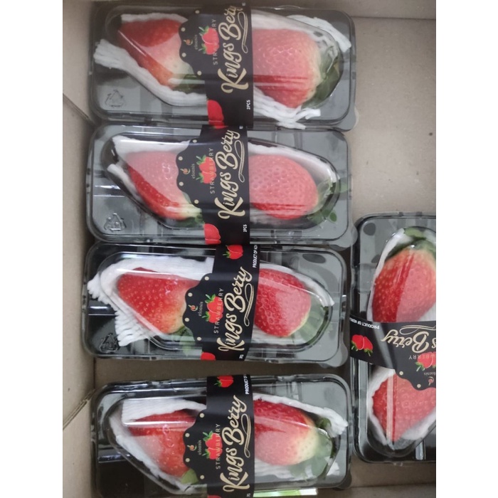 

Strawberry Korea Jumbo King Berry Isi 2 / Pa