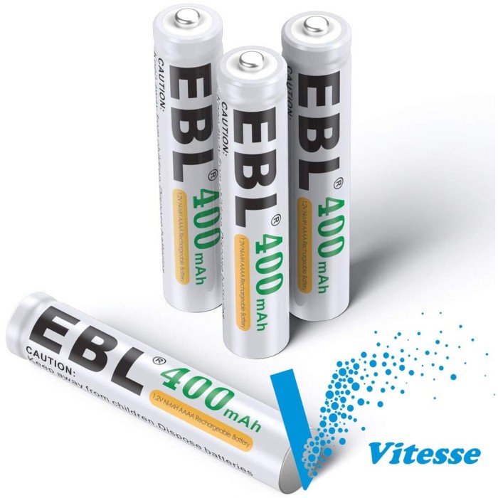 Battery Batre Baterai Ebl Aaaa Rechargeable - Penganti Energizer E96