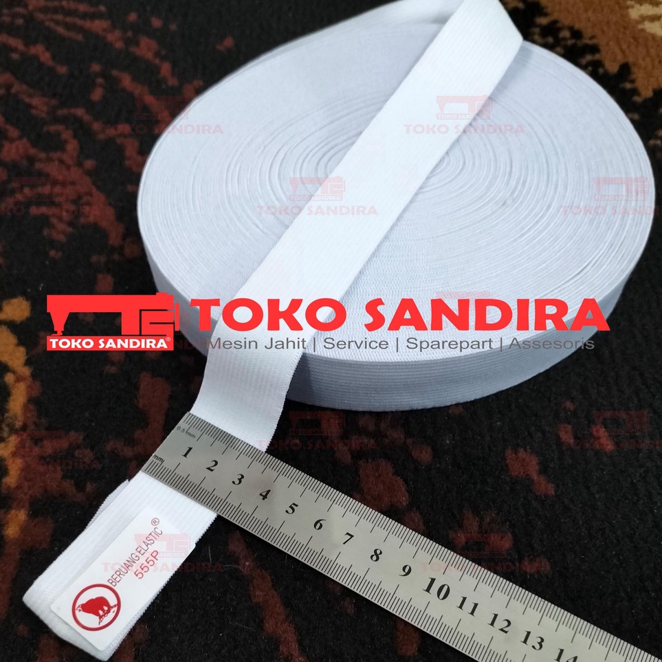 ★★ Sdq 1 rol Karet Elastis 3 cm 555P Merk Beruang/karet murah/karet 3 cm ✷ Terkini