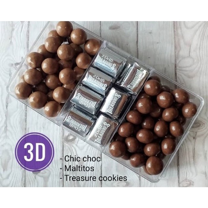 

Parsel coklat sekat 3D roc03