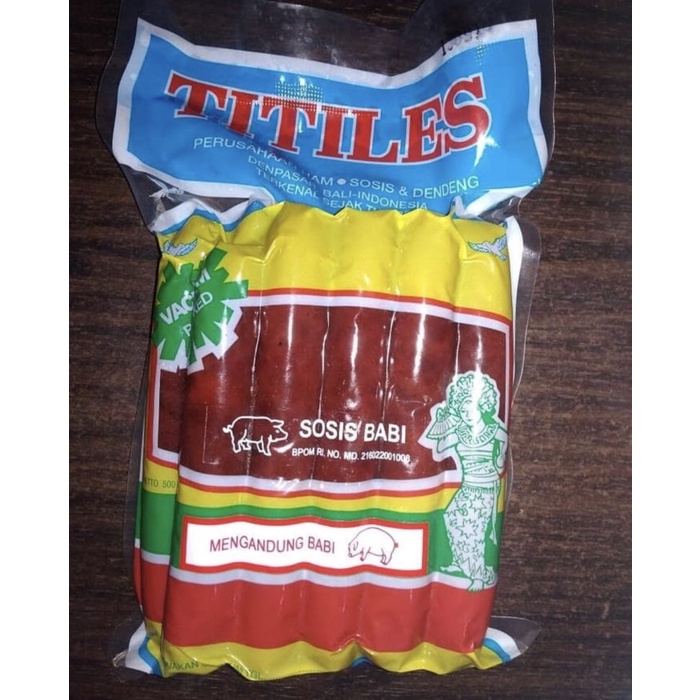 

Sosis Babi Lapchiong TITILES Khas Bali 500gr wmf04