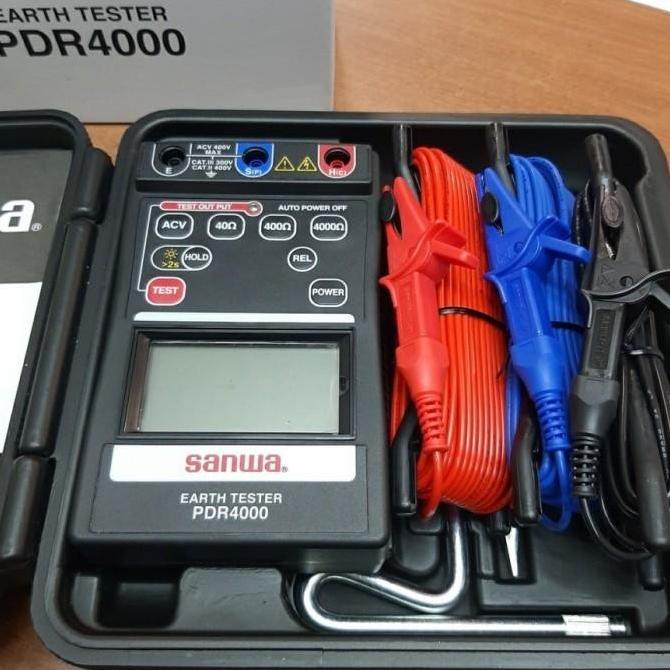 DIGITAL EARTH TESTER SANWA PDR 4000 / EARTH GROUND TESTER SANWA