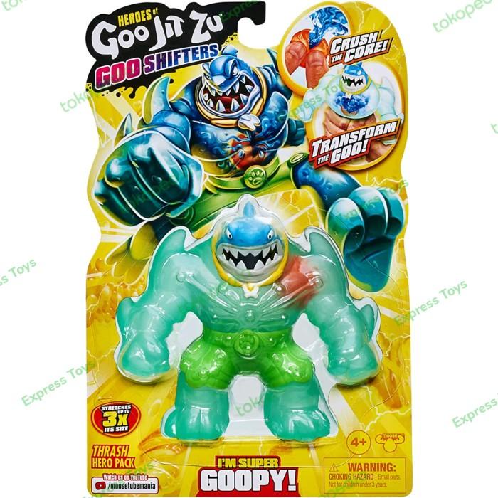 [[[  TERSEDIA COD ]]] Heroes of Goo Jit Zu Goo Shifters Thrash Hero Pack - Goojitzu