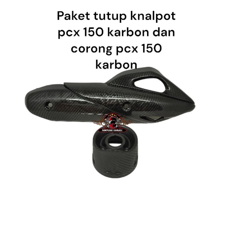 ☈ paket tutup knalpot pcx 150 karbon dan corong knalpot pcx 150 karbon u Kualitas Premium Seller.