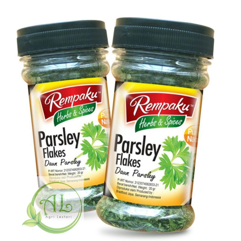 

Rempaku bumbu rempah kering daun Parsley