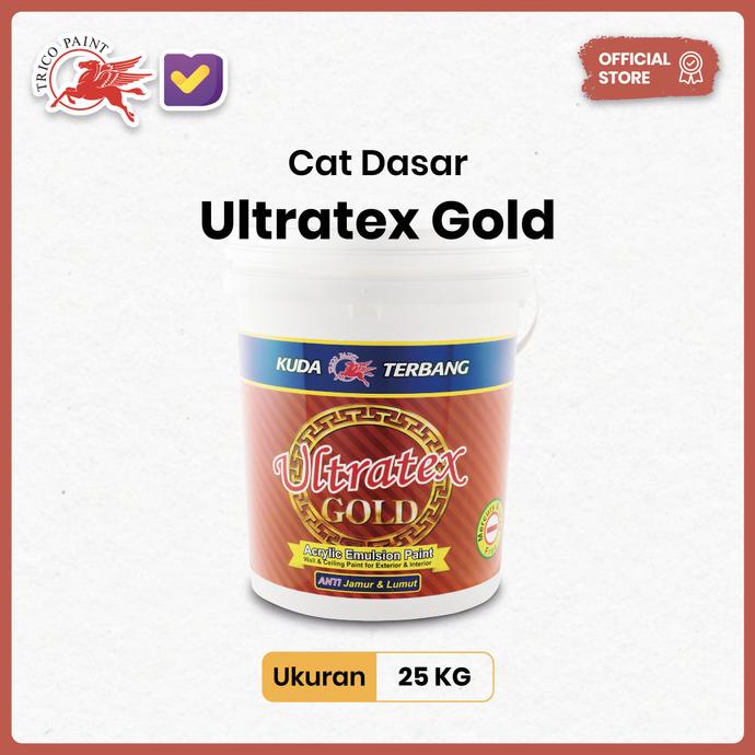 Harga Spesial Cat Kuda Terbang Ultratex Gold 25Kg -Trico Paint | Cat Tembok