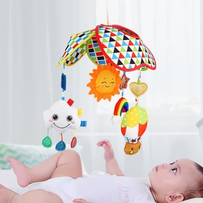 Mainan Jolly Baby Mainan Gantung Hanging Toys Cloud Mainan Stroller