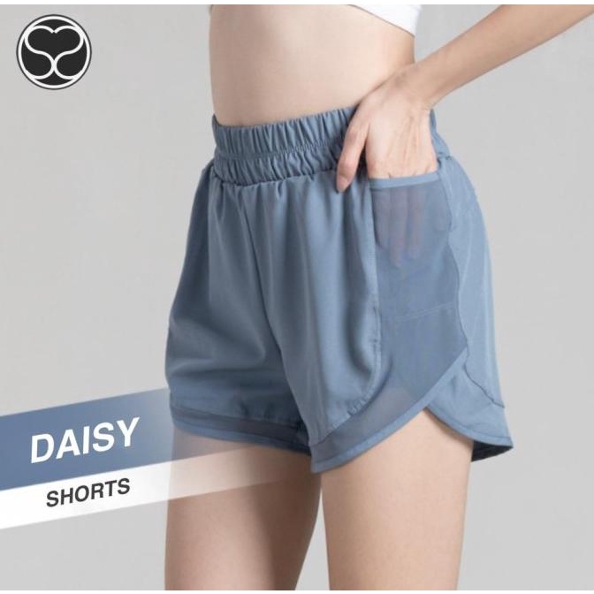 SecondShape - Daisy Shorts Celana Pendek Olahraga Wanita Running Fitne