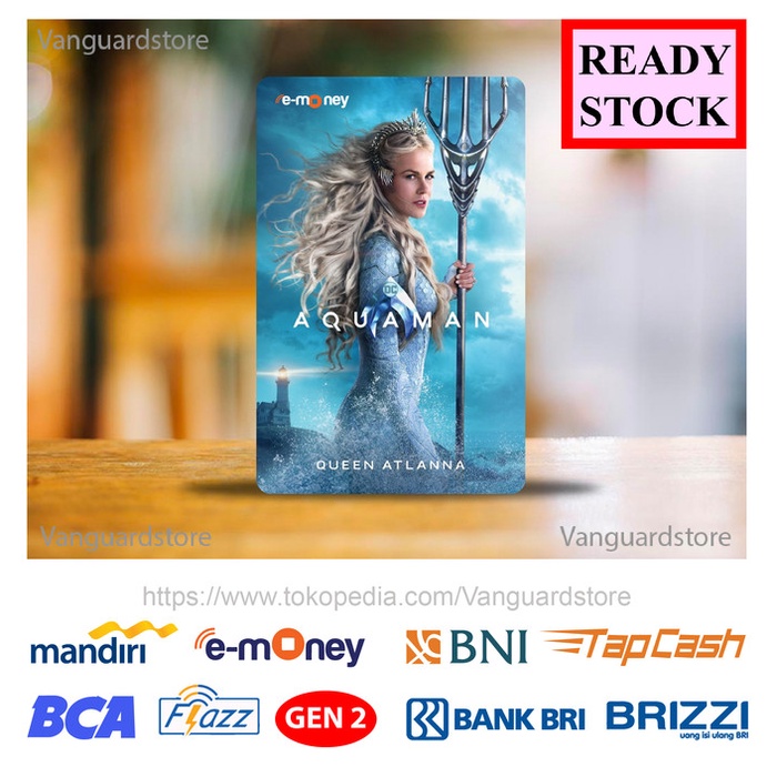 Kartu Emoney Etool Bca Bni Mandiri Bri Mera & Aquaman - 1 Sisi Murah