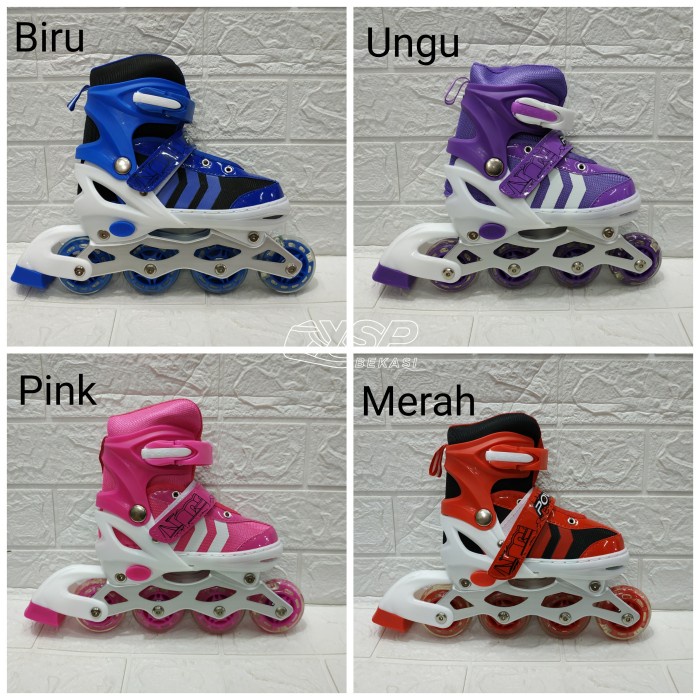 Sepatu Roda Power Anak Cewek Cowok / Inline Skate Dewasa Pria Wanita