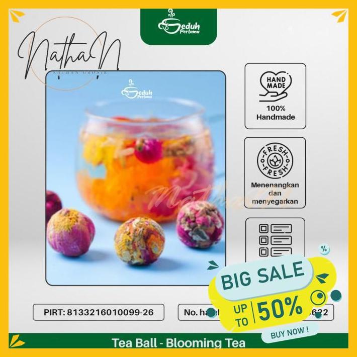 

SEDUH PERTAMA - HANDMADE TEA BALL BLOOMING TEA / TEH BUNGA BOLA MEKAR BEST PRODUK !!
