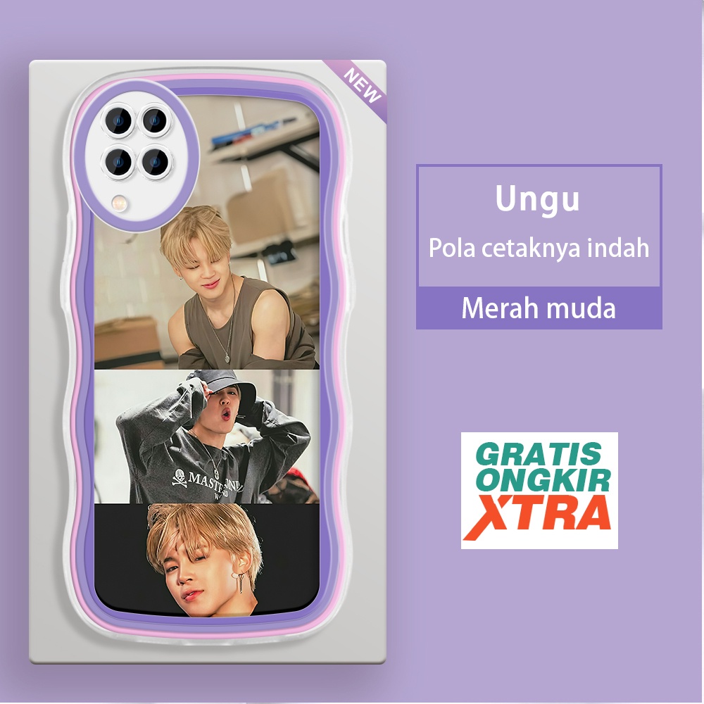 Mulia Samsung M02 M11 M12 M22 M32 M10 M21 M30S M23 5G Casing Ponsel  Park Ji Min BTS Korea  warna-wa
