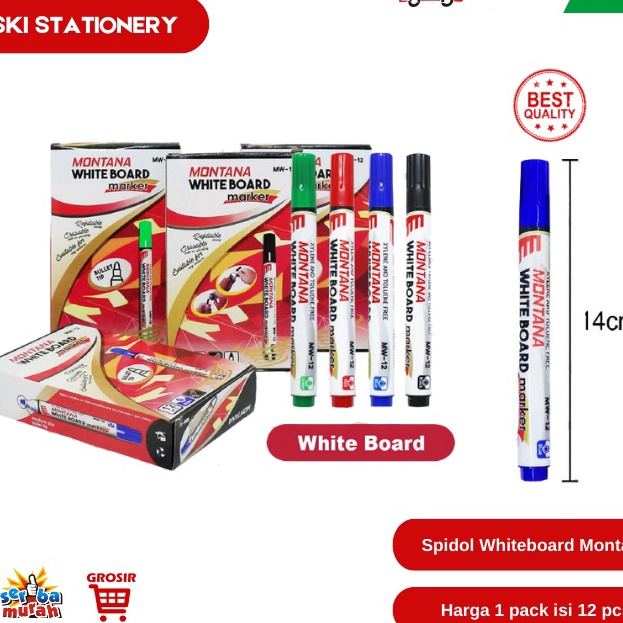 

YSCW6161 ✔✔SALE✔✔ Spidol Whiteboard Montana / Spidol Papan Tulis / Spidol Murah / Spidol Grosir Montana