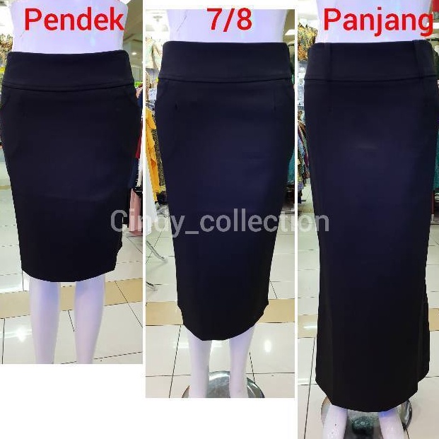 ❅ ROK SPAN KERJA BAHAN FORMAL KANTOR ROK SPAN PENDEK ROK SPAN PANJANG ROK SPAN HITAM ROK FORMAL KANT