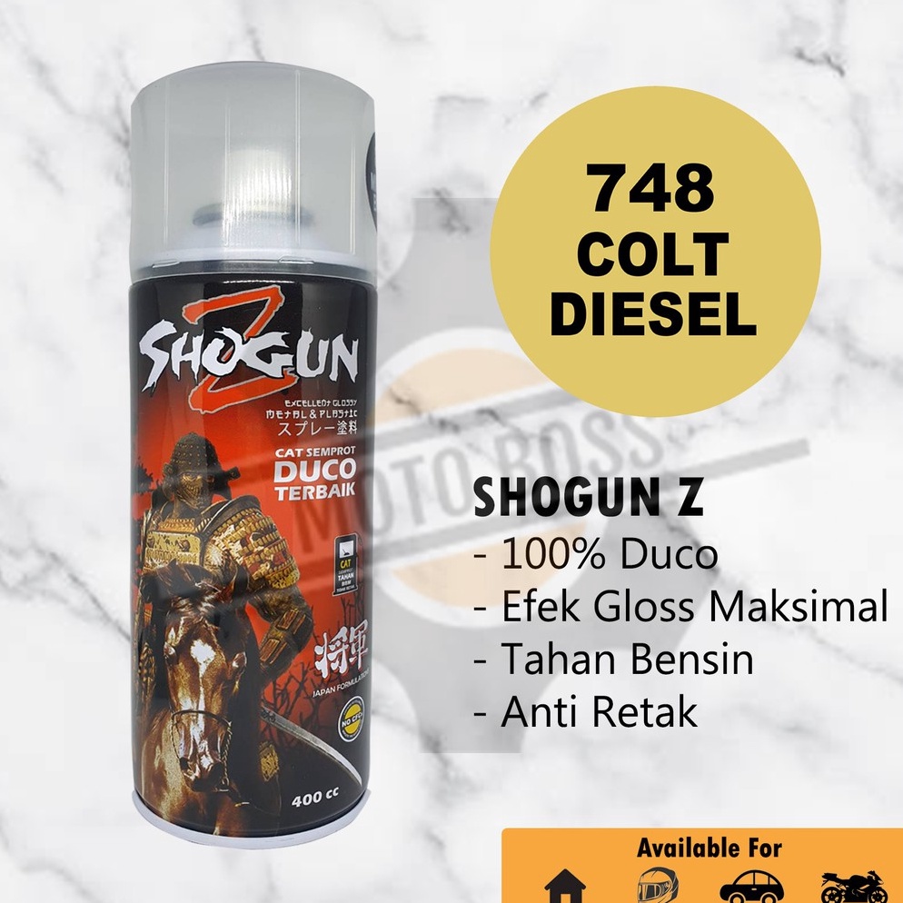 BIG SALE Cat Semprot Shogun Z Colt Diesel 748 / Kuning - Pilok Pylox