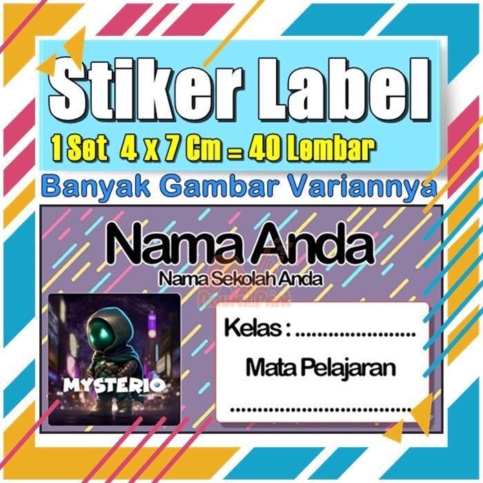 

Stiker Label Nama Buku Pelajaran Anak Karakter Hewan Lucu Cute Murah Sticker Kecil Banyak 20 Lembar Anime Vol-187