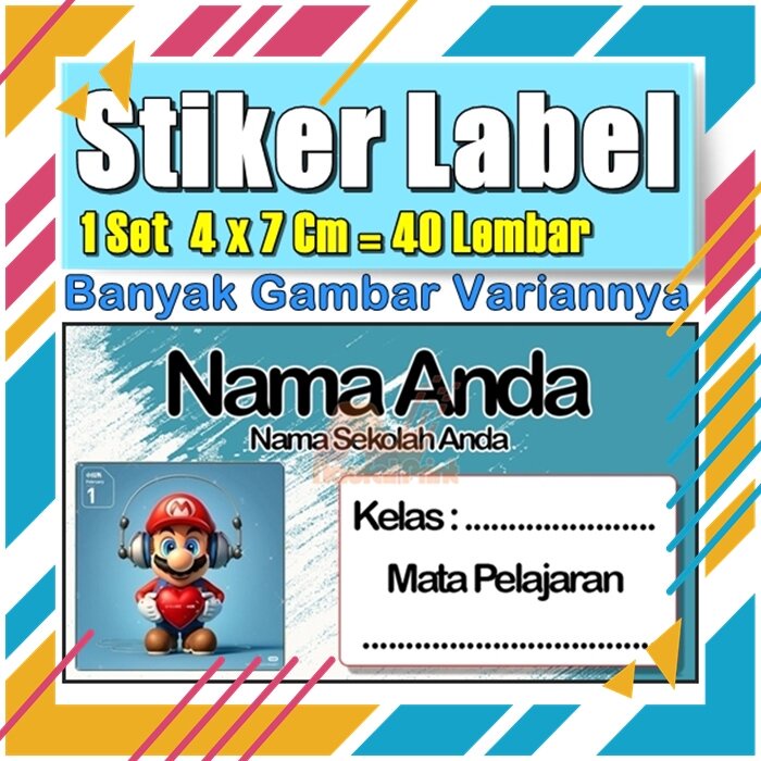 

Stiker Label Nama Buku Pelajaran Anak Karakter Hewan Lucu Cute Murah Sticker Kecil Banyak 20 Lembar Anime Vol-271