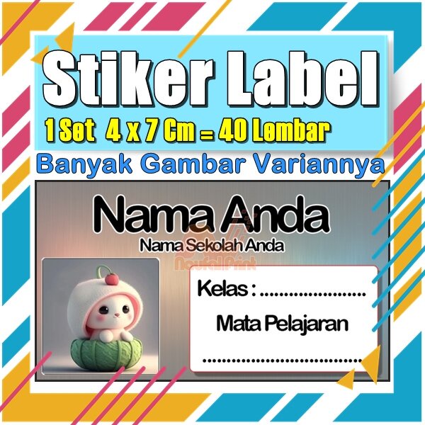 

Stiker Label Nama Buku Pelajaran Anak Karakter Hewan Lucu Cute Murah Sticker Kecil Banyak 20 Lembar Anime Vol-340