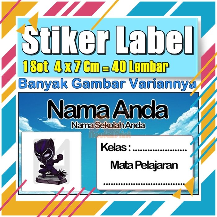 

Stiker Label Nama Buku Pelajaran Anak Karakter Hewan Lucu Cute Murah Sticker Kecil Banyak 20 Lembar Anime Vol-359