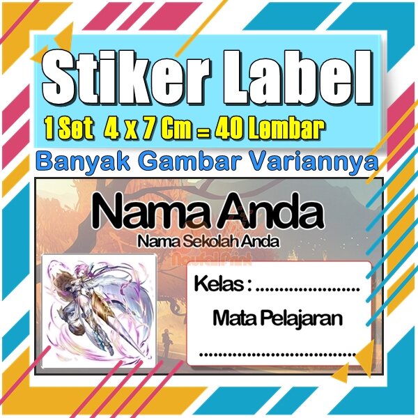 

Stiker Label Nama Buku Pelajaran Anak Karakter Hewan Lucu Cute Murah Sticker Kecil Banyak 20 Lembar Anime Vol-393