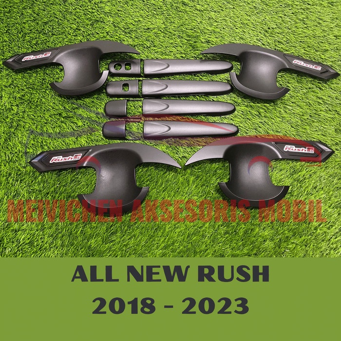 OUTER HANDLE PINTU MOBIL ALL NEW RUSH 2018 - 2023 HITAM GR SPORT TRD