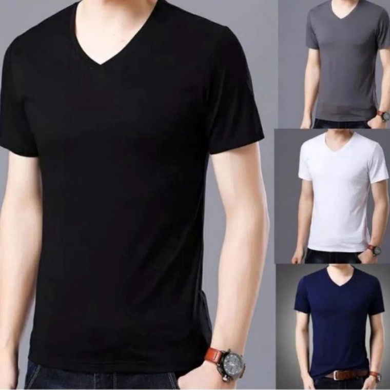 codeGg5G0 KAOS POLOS SHIRT V NECK/KAOS OBLONG/KAOS DALAMAN PRIA DEWASA