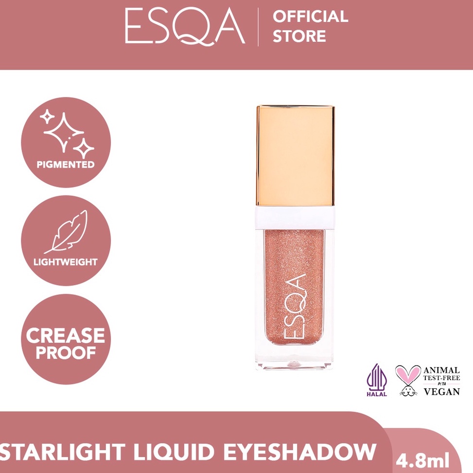 Keluaran Terbaru ESQA Starlight Liquid Eyeshadow - Saturn FQI