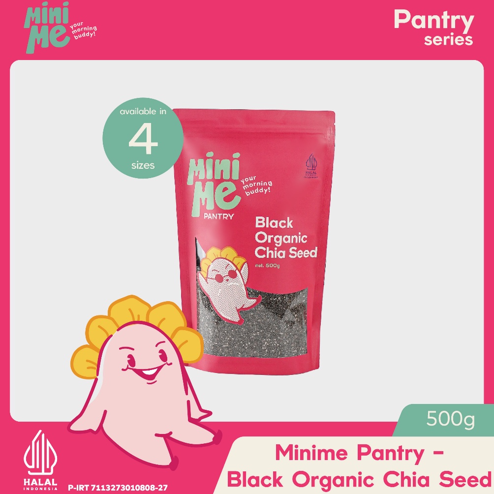 

Model Keren.. MINIME Pantry - Black Organic Chia Seed 500gr 94